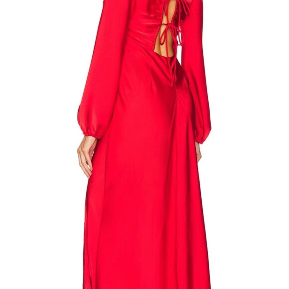 ASTR the Label - Elyse Satin Maxi Dress - Picture 3 of 4